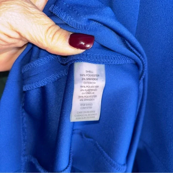 Calvin Klein size 16 Bright Blue Midi Sheath Dress - Picture 4 of 5